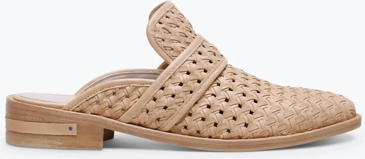 Keen Mule In Nude Woven Cald