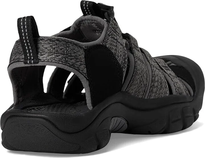 KEEN Newport H2 Men's Sandals Black/Steel Grey : 9.5 D - Medium, Textile - Image 5