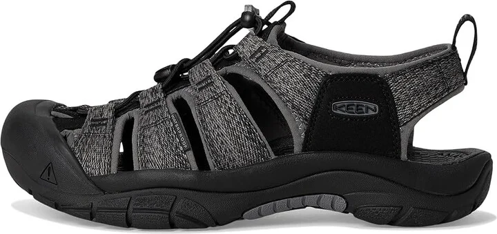 KEEN Newport H2 Men's Sandals Black/Steel Grey : 9.5 D - Medium, Textile - Image 7