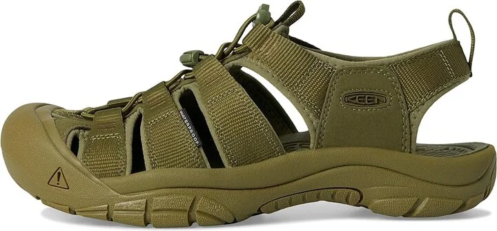 KEEN Newport H2 Men's Sandals Monochrome/Olive Drab : 14 D - Medium, Textile - Image 6