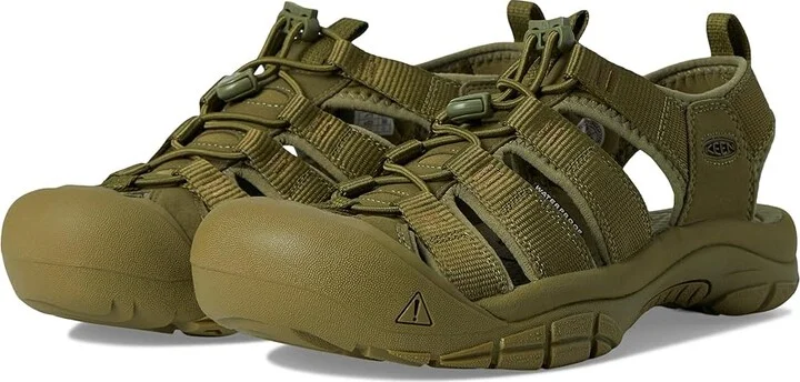 KEEN Newport H2 Men's Sandals Monochrome/Olive Drab : 14 D - Medium, Textile