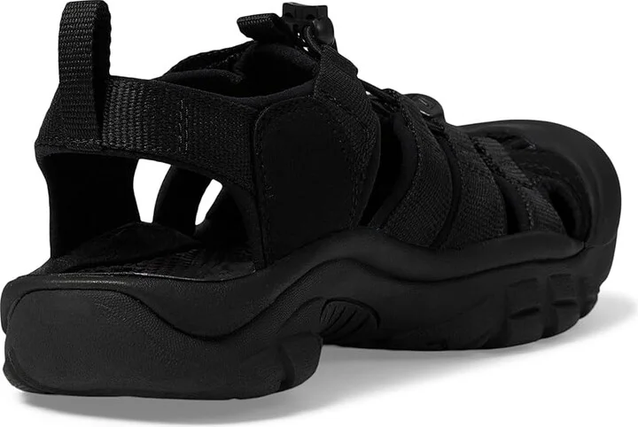 KEEN Newport H2 Men's Sandals Triple Black : 9.5 D - Medium, Textile - Image 4