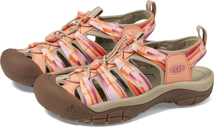 KEEN Newport H2 Women's Shoes Papaya Punch/Prism : 7.5 B - Medium, Synthetic/Textile