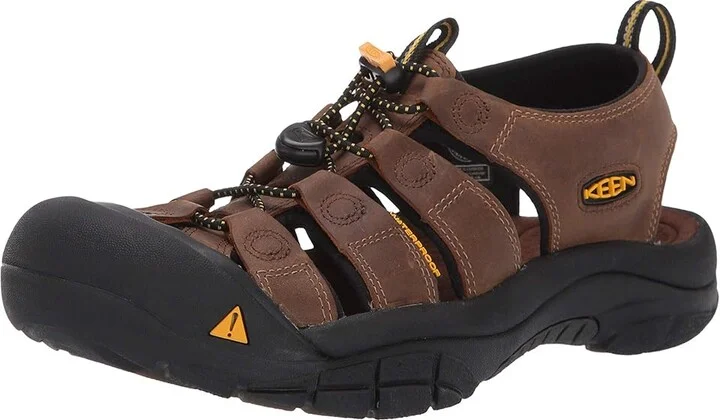 KEEN Newport Men's Shoes Bison : 7 D - Medium, Leather - Image 2