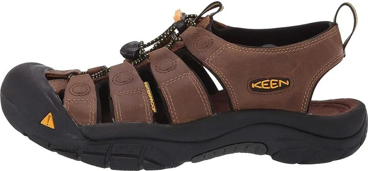 KEEN Newport Men's Shoes Bison : 7 D - Medium, Leather - Image 7