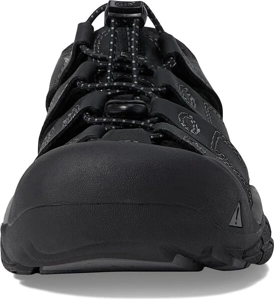 KEEN Newport Men's Shoes Black/Steel Grey : 9.5 D - Medium, Leather - Image 3