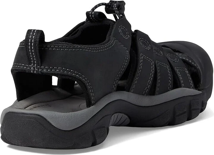 KEEN Newport Men's Shoes Black/Steel Grey : 9.5 D - Medium, Leather - Image 5