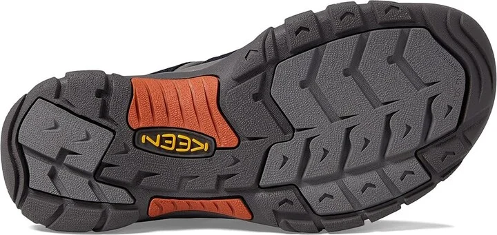 KEEN Newport Slide Men's Shoes Sky Captain/Bombay Brown : 9.5 D - Medium, Leather - Image 3