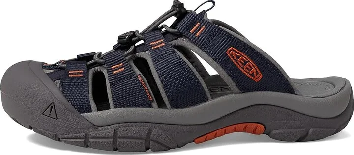 KEEN Newport Slide Men's Shoes Sky Captain/Bombay Brown : 9.5 D - Medium, Leather - Image 5