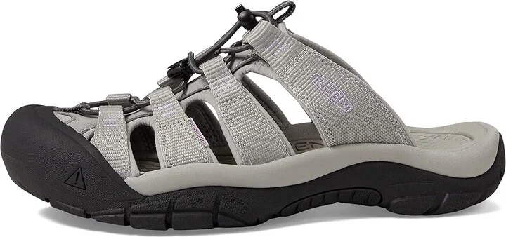 KEEN Newport Slide Women's Shoes Drizzle/English Lavender : 9.5 B - Medium, Leather - Image 5