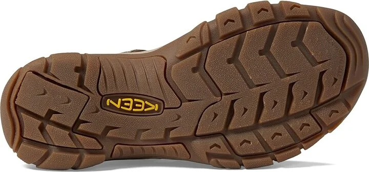 KEEN Newport Slide Women's Shoes Timberwolf/Tarragon : 8.5 B - Medium, Leather - Image 3