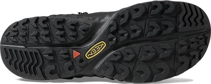KEEN Nxis Evo Mid WP Men's Shoes Triple Black : 9.5 D - Medium, Synthetic/Textile - Image 3