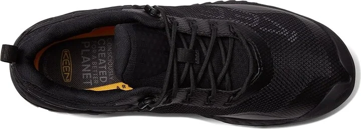 KEEN Nxis Evo WP Men's Shoes Triple Black : 9.5 D - Medium, Textile - Image 2