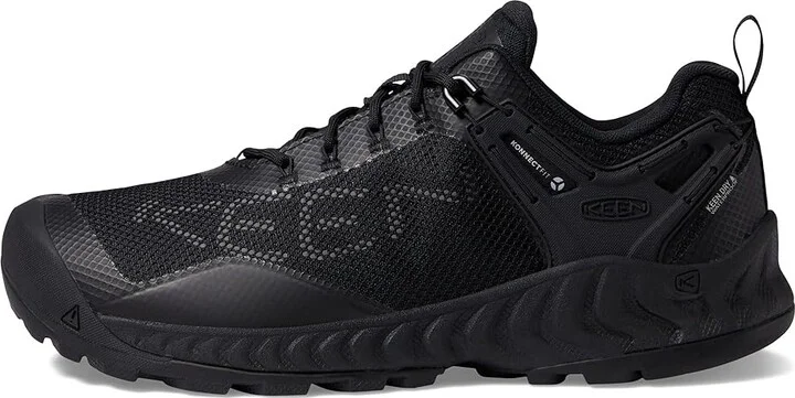 KEEN Nxis Evo WP Men's Shoes Triple Black : 9.5 D - Medium, Textile - Image 6