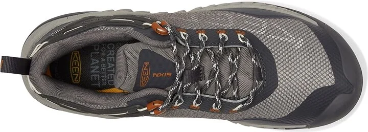 KEEN Nxis Evo WP Women's Shoes Steel Grey/Keen Maple : 9.5 B - Medium - Image 2
