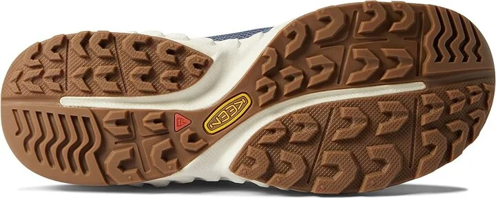 KEEN Nxis Evo WP Women's Shoes Vintage Indigo/Peachy Keen : 6.5 B - Medium, Textile - Image 3