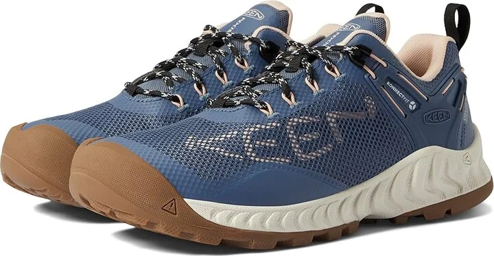 KEEN Nxis Evo WP Women's Shoes Vintage Indigo/Peachy Keen : 6.5 B - Medium, Textile