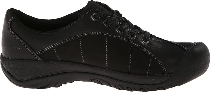 KEEN Presidio Women's Lace up casual Shoes Black/Magnet : 9.5 B - Medium, Leather - Image 8