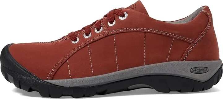 KEEN Presidio Women's Lace up casual Shoes Fired Brick : 9.5 B - Medium, Leather - Image 6