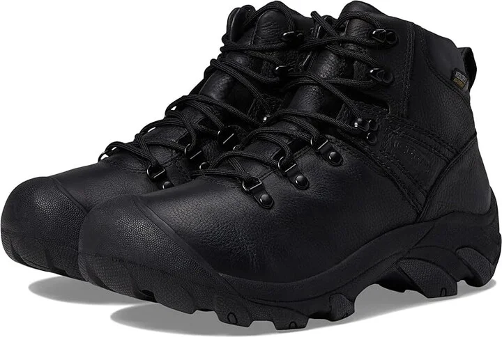 KEEN Pyrenees Men's Boots Black/Legion Blue : 9.5 D - Medium, Leather