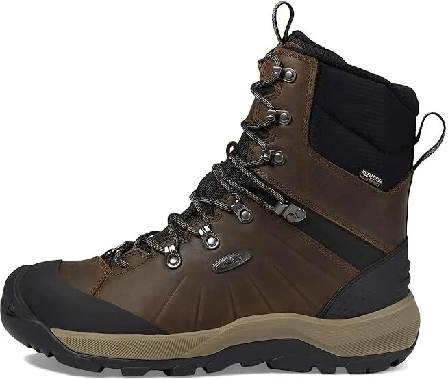 KEEN Revel IV High Polar Men's Shoes Canteen/Black : 9.5 D - Medium, Textile/Leather - Image 6
