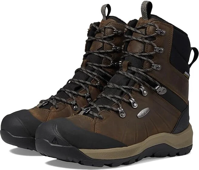 KEEN Revel IV High Polar Men's Shoes Canteen/Black : 9.5 D - Medium, Textile/Leather