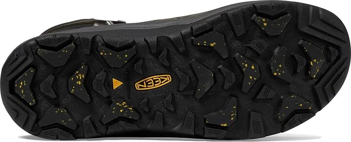 KEEN Revel IV High Polar Men's Shoes Magnet/Red Carpet : 9.5 D - Medium, Textile/Leather - Image 3