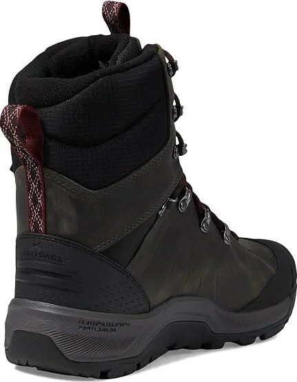KEEN Revel IV High Polar Men's Shoes Magnet/Red Carpet : 9.5 D - Medium, Textile/Leather - Image 4