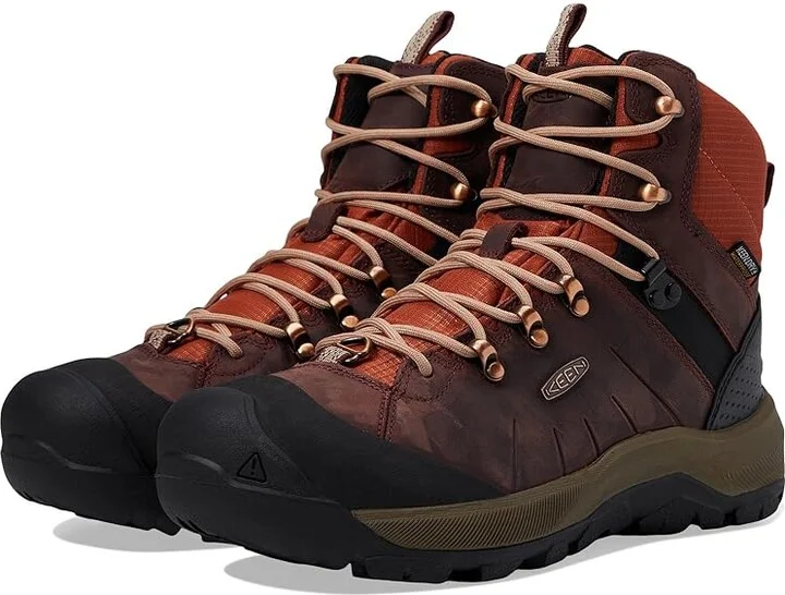 KEEN Revel IV Mid Polar Women's Shoes Andorra/Safari : 9.5 B - Medium, Textile/Leather