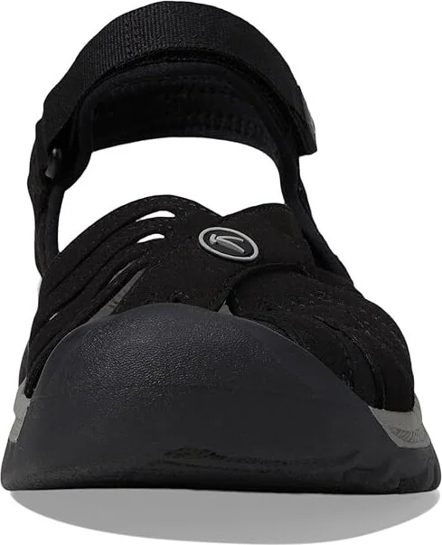 KEEN Rose Sandal Women's Shoes Black/Neutral Gray : 9.5 B - Medium, Textile - Image 3