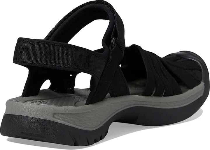 KEEN Rose Sandal Women's Shoes Black/Neutral Gray : 9.5 B - Medium, Textile - Image 5
