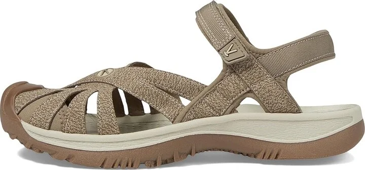 KEEN Rose Sandal Women's Shoes Brindle/Shitake : 9.5 B - Medium, Textile - Image 7