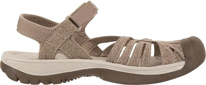 KEEN Rose Sandal Women's Shoes Brindle/Shitake : 9.5 B - Medium, Textile - Image 8