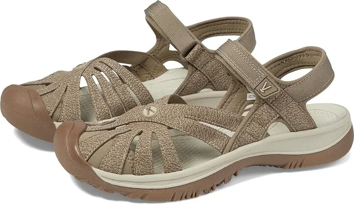 KEEN Rose Sandal Women's Shoes Brindle/Shitake : 9.5 B - Medium, Textile