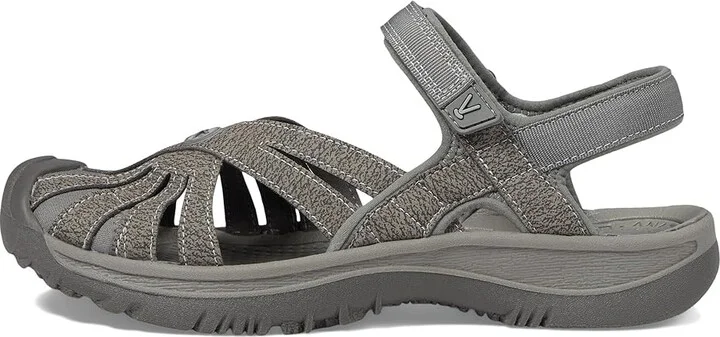KEEN Rose Sandal Women's Shoes Gargoyle/Raven : 9.5 B - Medium, Textile - Image 7