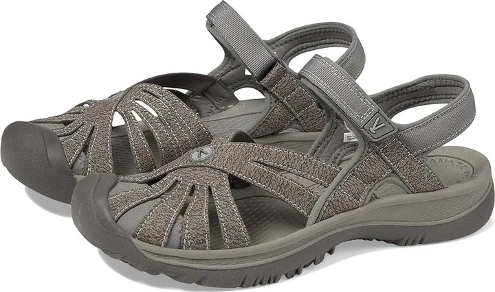 KEEN Rose Sandal Women's Shoes Gargoyle/Raven : 9.5 B - Medium, Textile