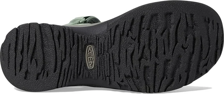 KEEN Rose Sandal Women's Shoes Granite Green/Drizzle : 5 B - Medium, Textile - Image 3