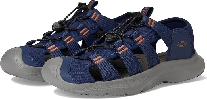KEEN Seanik H2 Men's Shoes Naval Academy/Gold Flame : 9.5 D - Medium, Synthetic