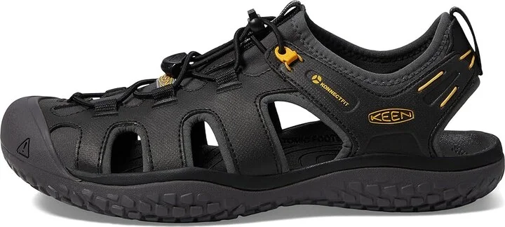 KEEN Solr Sandal Men's Shoes Black/Gold : 9.5 D - Medium - Image 7