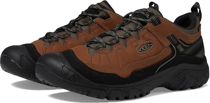 KEEN Targhee 4 Low Height Durable Comfortable Waterproof Women's Climbing Shoes Bison/Black : 8 B - Medium