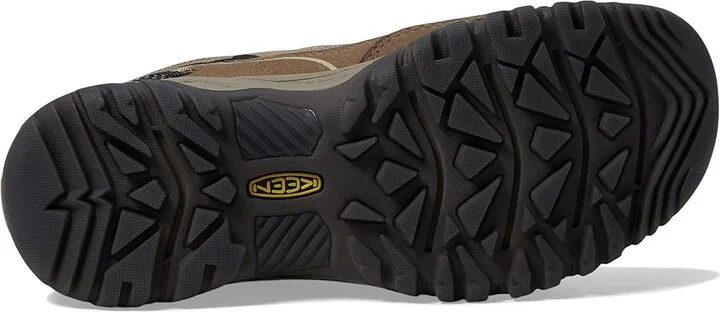 KEEN Targhee 4 Low Height Durable Comfortable Waterproof Women's Climbing Shoes Brindle/Nostalgia Rose : 10 B - Medium, Rubber/Synthetic - Image 3