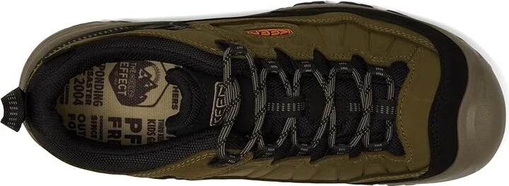 KEEN Targhee 4 Vent Durable Breathable Men's Climbing Shoes Alloy/Granite Green : 9 D - Medium, Leather - Image 2