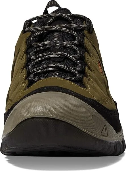 KEEN Targhee 4 Vent Durable Breathable Men's Climbing Shoes Alloy/Granite Green : 9 D - Medium, Leather - Image 5