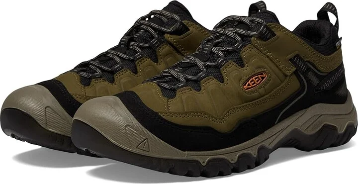 KEEN Targhee 4 Vent Durable Breathable Men's Climbing Shoes Alloy/Granite Green : 9 D - Medium, Leather