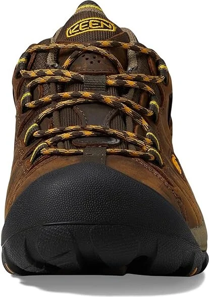 KEEN Targhee II Men's Waterproof Boots Cascade Brown/Golden Yellow : 7 D - Medium, Leather/Synthetic - Image 4