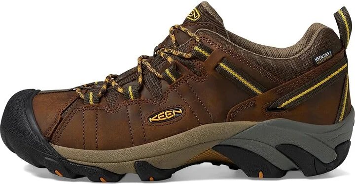 KEEN Targhee II Men's Waterproof Boots Cascade Brown/Golden Yellow : 7 D - Medium, Leather/Synthetic - Image 7