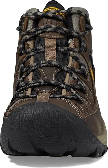 KEEN Targhee II Mid Men's Waterproof Boots Shitake/Brindle : 7 D - Medium, Leather/Synthetic - Image 4
