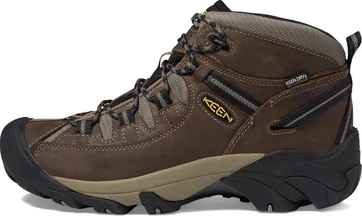KEEN Targhee II Mid Men's Waterproof Boots Shitake/Brindle : 7 D - Medium, Leather/Synthetic - Image 7