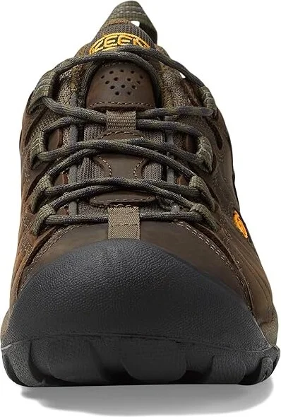 KEEN Targhee II Waterproof Men's Shoes Canteen/Dark Olive : 7.5 D - Medium, Suede - Image 3