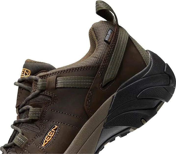 KEEN Targhee II Waterproof Men's Shoes Canteen/Dark Olive : 7.5 D - Medium, Suede - Image 4